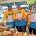 Mujeres en fase de confianza instalaron un agromercado