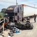 Conductor de rastra provoca múltiple accidente de tránsito cerca de redondel Integración