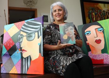 Colores, pinceles y homenaje a la amistad