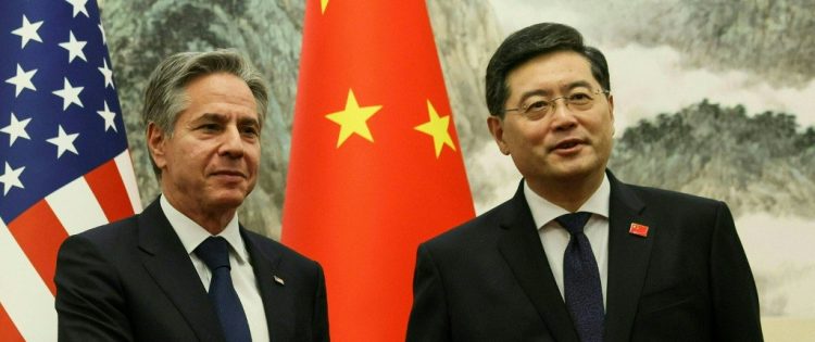 Invitación. Antony Blinken invitó a su homólogo chino a visitar Washington como parte del
acercamiento que han logrado los países. Foto AFP.