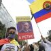 Miles protestan en Colombia contra las reformas del gobierno de Petro