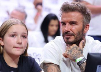 El emotivo momento que compartieron David Beckham y su hija durante el concierto de Harry Styles