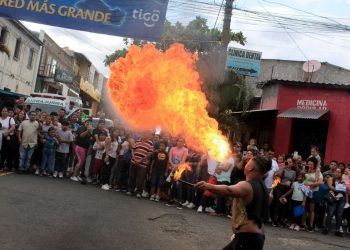 Comienzan los festejos patronales en Coatepeque, Santa Ana
