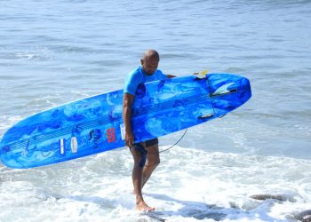 Amado y Sindy marcaron territorio en Punta Roca en el inicio de San Salvador 2023