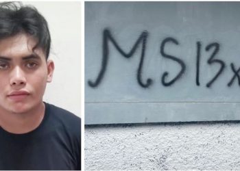 Capturan a marero pintando grafitis de la MS en Apopa
