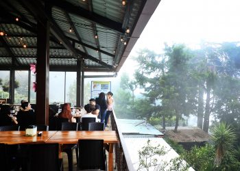 Una rica comida y vista increíble