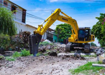 Ejecutan obras de mitigación en San Luis Talpa, La Paz