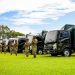 Fuerza Armada entrega nueva flota de vehículos de carga a personal
