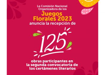 Más de cien obras se recibieron en la primera convocatoria de los Juegos Florales 2023