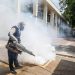 Ministerio de Salud desarrolla fumigación en la Villa Olímpica de la UES