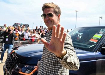 Brad Pitt rueda en Silverstone coincidiendo con el GP de Gran Bretaña