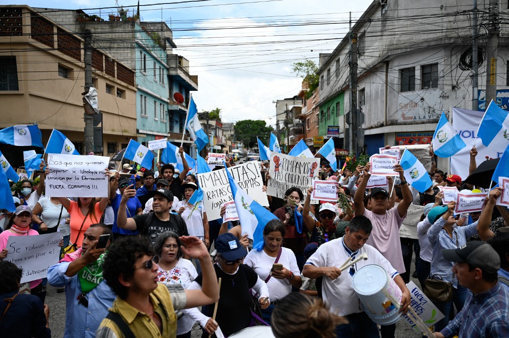 Protestas en Guatemala exigen «elecciones libres» - Diario El Salvador