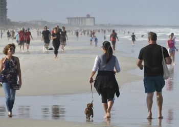 Las playas de la Florida esta semana no han sido tan refrescantes