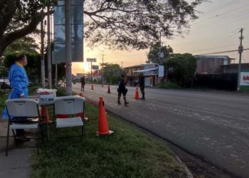 Policía y VMT instalan controles antidoping en todo el país