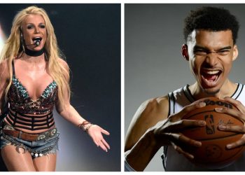 Britney Spears fue abofeteada por guardia de seguridad del joven talento de la NBA Victor Wembanyama