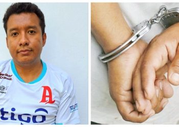 Arrestan a hombre que golpeó a su compañera de vida en Sacacoyo
