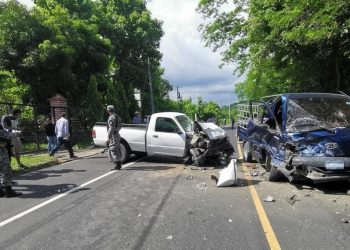 Accidente en Chalatenango dejó siete lesionados y un fallecido