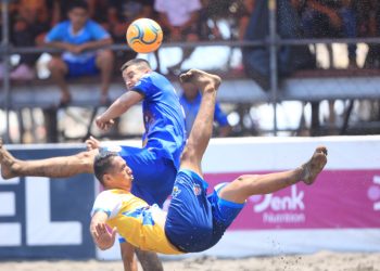 Apulo no suelta el liderato del grupo A de la Liga de Fútbol Playa