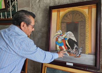 A sus 81 años, Tránsito continúa pintando la historia de Tepezontes 