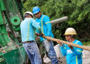 Dirección de Obras Municipales realizó equipamiento de un pozo, en Texistepeque, Santa Ana