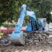El Fondo de Conservación Vial y la alcaldía reparan calles en Santa Ana