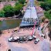 Colocan concreto hidráulico en puente del Periférico Gerardo Barrios de San Miguel