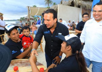 César Godoy cierra su campaña de precandidato de Nuevas Ideas para alcalde del municipio de La Libertad Costa