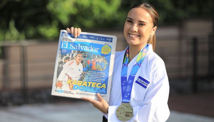 Gabriella Izaguirre, karateca salvadoreña. (Foto: Diego García/Diario El Salvador)