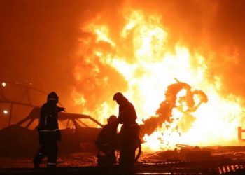 Al menos 35 muertos en un inmenso incendio en una gasolinera en Rusia