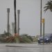 Fuertes lluvias y vientos provocan caos en la isla de Mallorca, España
