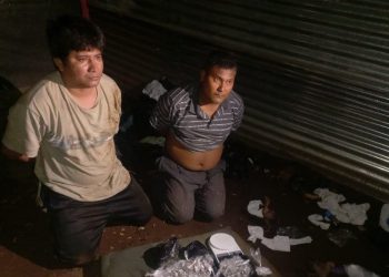 PNC captura a pandilleros armados que portaban altas cantidades de droga