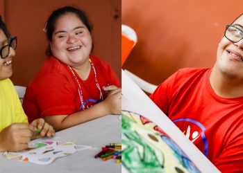 FOTOS | Las sonrisas de los miembros de la Asociación Down durante su visita al MUNA