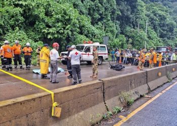 Muere motociclista en accidente de tránsito en carretera Los Chorros