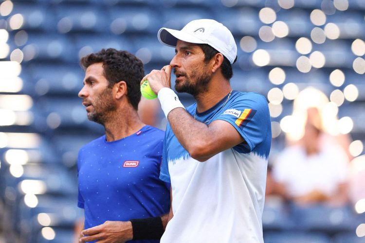 Jean Julien Rojer y Marcelo Arévalo, quedaron eliminados en semifinales del Torneo ATP 500 de Viena, Austria.  Foto/Archivo DES