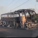 Colombia: hombres armados incendian bus