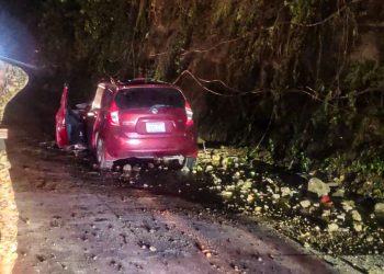 Se registra nuevo derrumbe en zona de Los Chorros