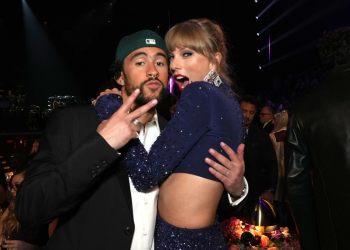 ¿La colaboración del año? Bad Bunny y Taylor Swift son captados saliendo del mismo estudio