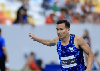 Velocista Pablo Ibáñez se vuelve a bañar en oro a nivel nacional