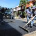 Alcaldía capitalina reconstruye calles de los distritos 2 y 4