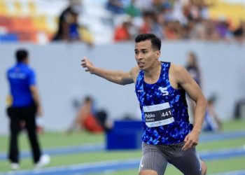 Velocista Pablo Ibáñez se vuelve a bañar en oro a nivel nacional