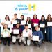 Banco Hipotecario graduó a 14 jóvenes como cajeros