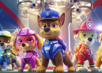 La banda de Paw Patrol se reúne para su primera aventura en la pantalla grande