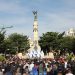 Inauguran el mes cívico en la Plaza Libertad de San Salvador
