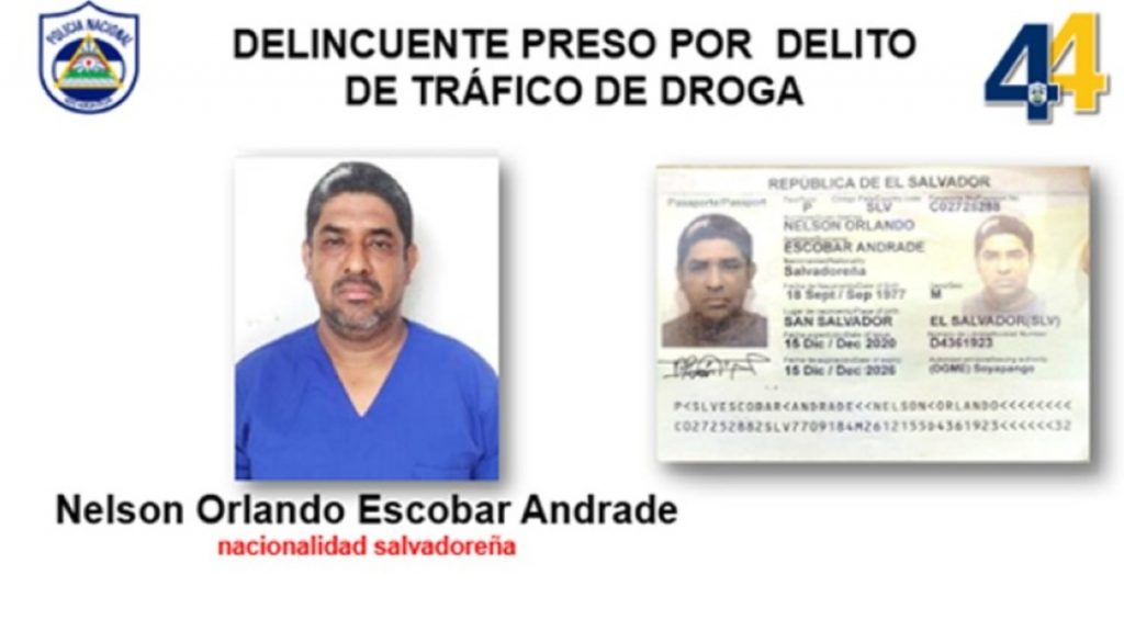 El salvadoreno es acusado de trafico de droga