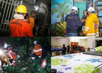 Ante alerta roja por las lluvias, Gobierno activa Sistema Nacional de Protección Civil para proteger familias en zonas vulnerables