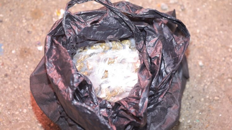 La droga fue decomisada por las autoridades. Foto PNC