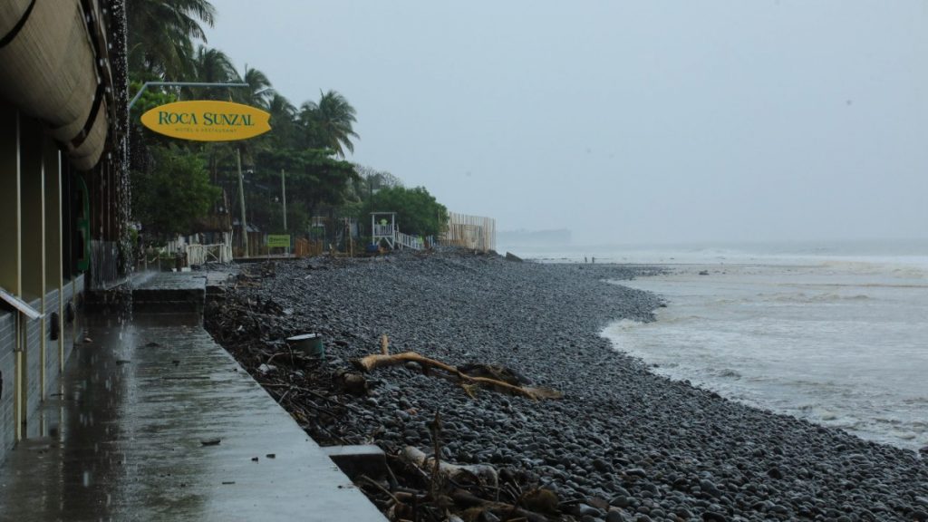 La zona costera sera una de las mas afectadas por las lluvias. Foto DES Sofia Mazariego