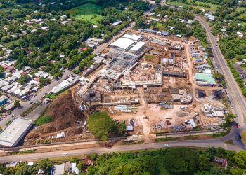 Agrisal anunció avance del 40 % en la construcción de Plaza Mundo Usulután