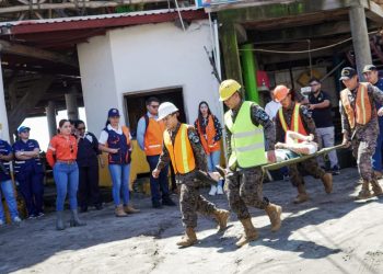 Desarrollan simulacro de tsunami en playa Las Tunas, de La Unión