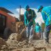 Obras Municipales continúa con la reparación de calles en San Vicente